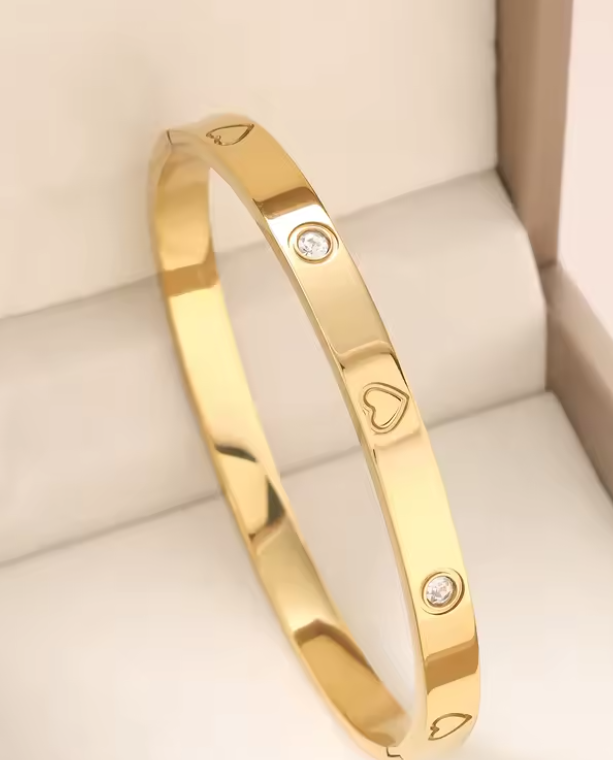 Bracelet Élégance — Heart Edition